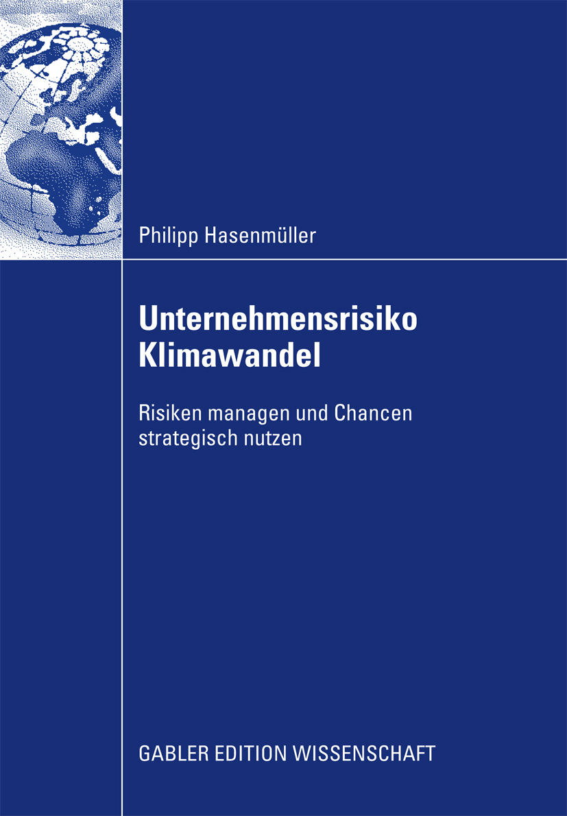 Unternehmensrisiko Klimawandel - Philipp Hasenmüller - E-Book