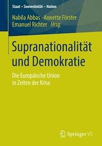 Supranationalität und Demokratie -  - E-Book