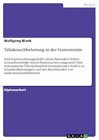 Tabakrauchbelastung in der Gastronomie - Wolfgang Blank - E-Book