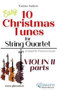 Violin II part of "10 Christmas Tunes" for String Quartet - Adolphe Adam - E-Book