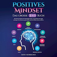 Positives Mindset - Das große 2 in 1 Buch: Wie Sie die 9 Säulen der Psychologie nutzen, um die Ketten der Angst abzulegen, Ihre Bestimmung zu finden und ein erfülltes Leben zu führen - David Heimbacher - Hörbuch