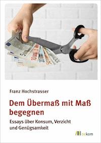Dem Übermaß mit Maß begegnen - Franz Hochstrasser - E-Book